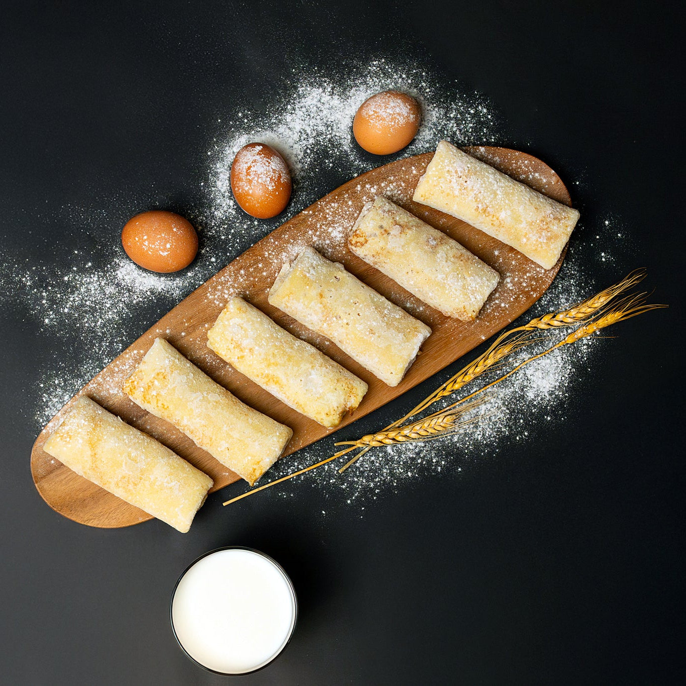 Farmer’s Cheese Stuffed Blini (crepes)