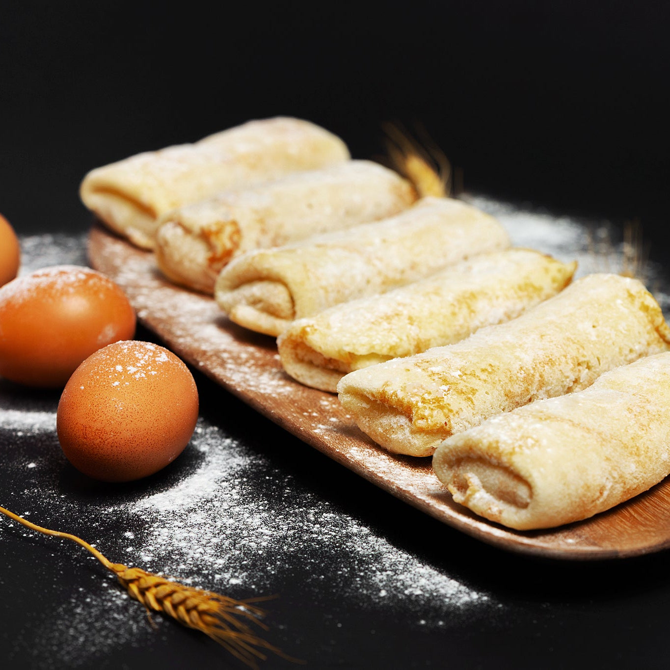 Farmer’s Cheese Stuffed Blini (crepes)