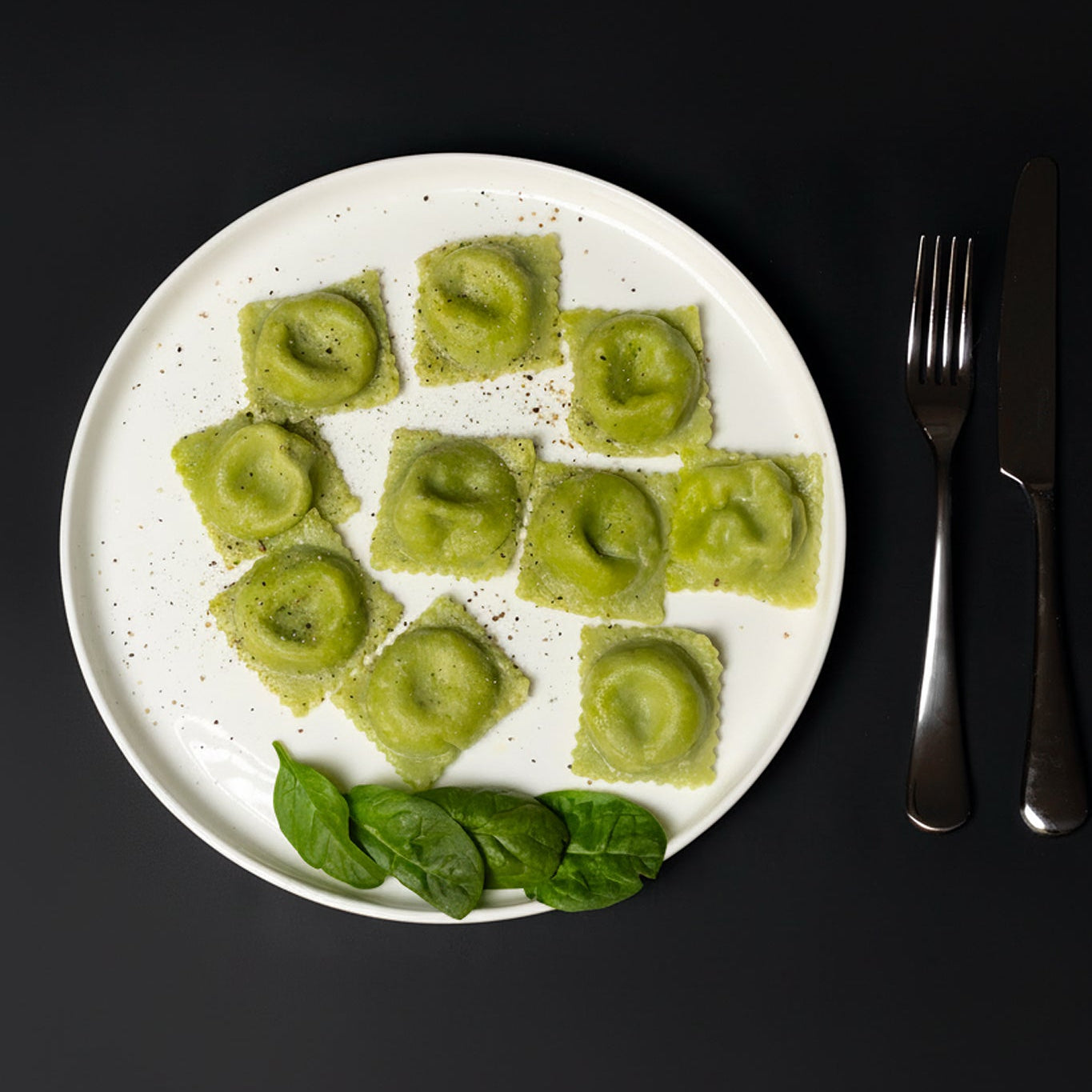 Spinach & 3-cheese Vareniki (ravioli)